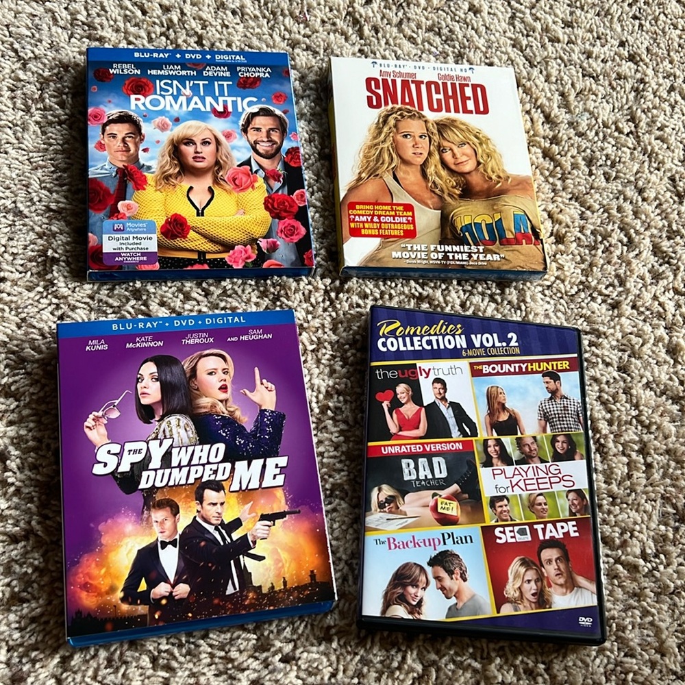 BNWT/BNWOT Romantic Comedy Collection on Blu-ray/DVD/Digital!